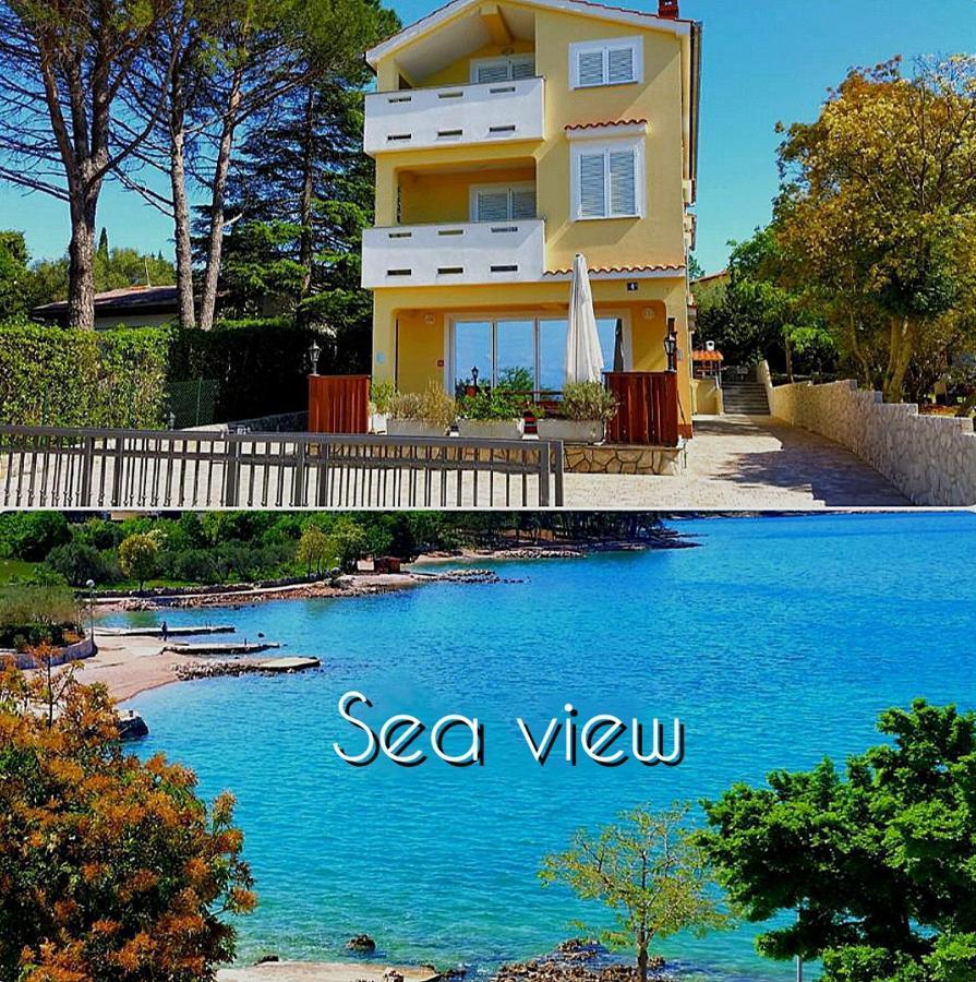 Villa Bionda Малинска Экстерьер фото