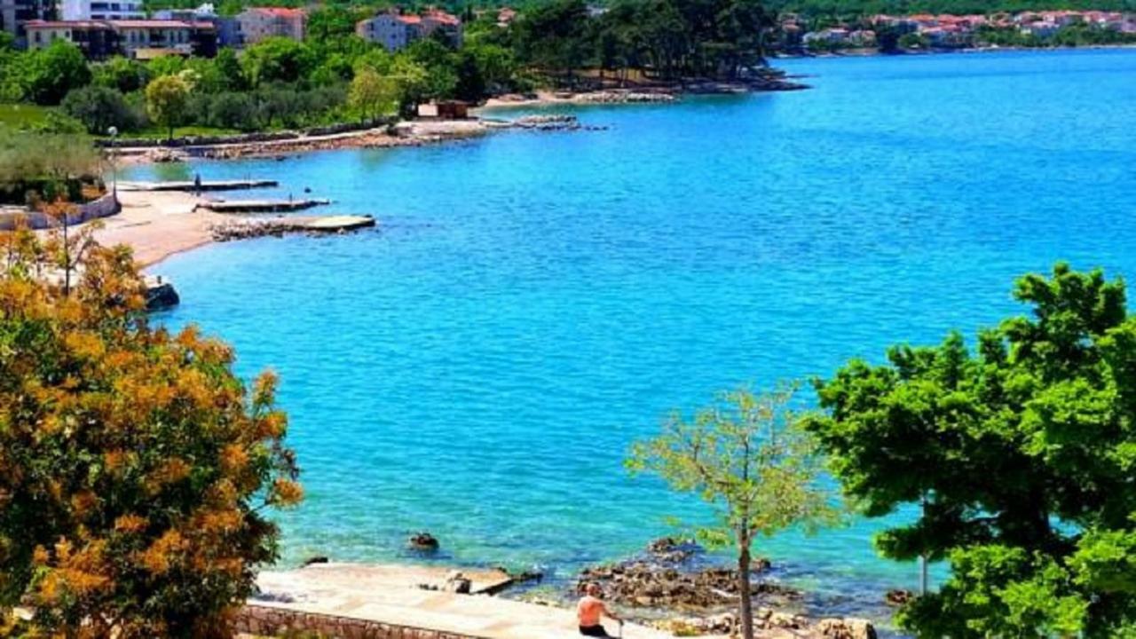 Villa Bionda Малинска Экстерьер фото